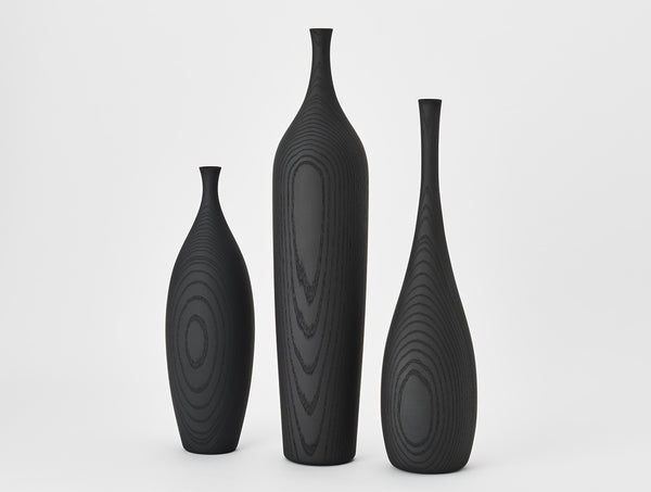 Linea Ash Black Medio Vase