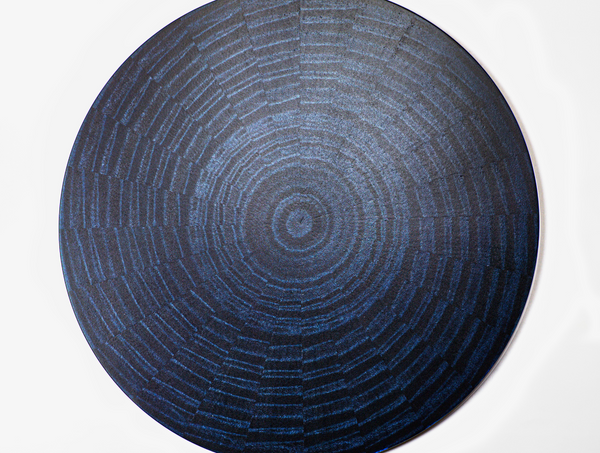 Rays Plate Round L Indigo