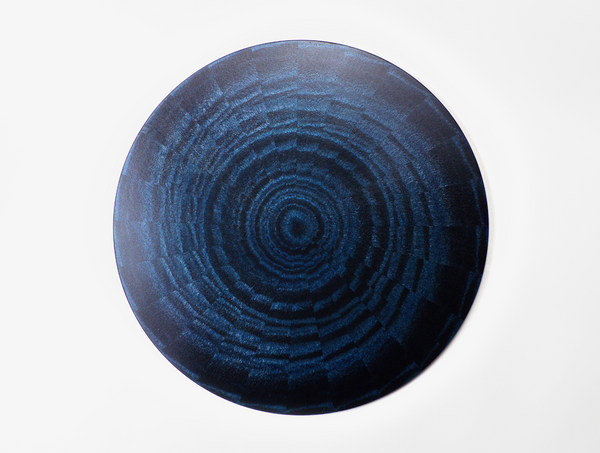 Rays Plate Round M Indigo