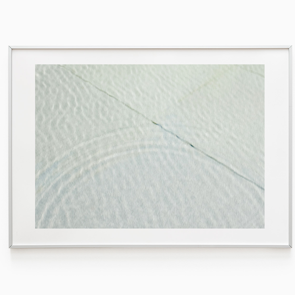 Zen Ripple Abstract Print
