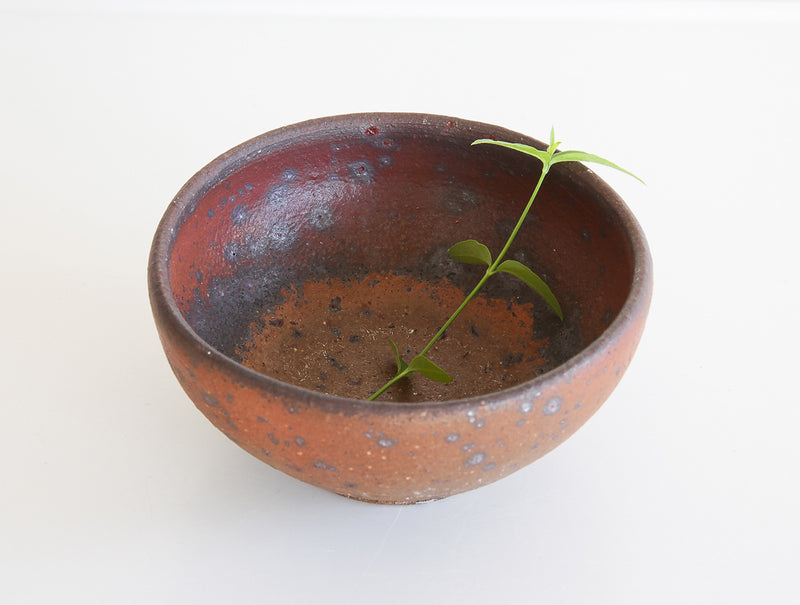 Red Rounded Bowl
