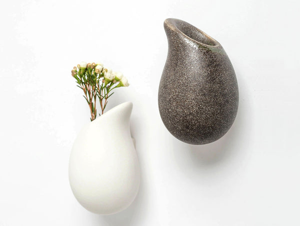 Snow Droplet Wall Vase S