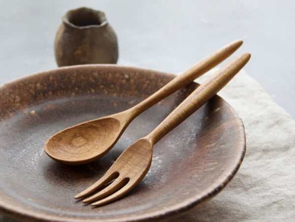 Mulberry Spoon & Fork