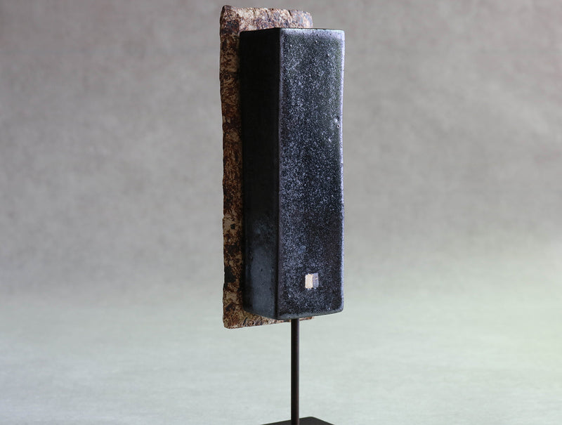 Dark Brown Standing Vase