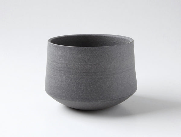 Grey Bowl Flowerpot