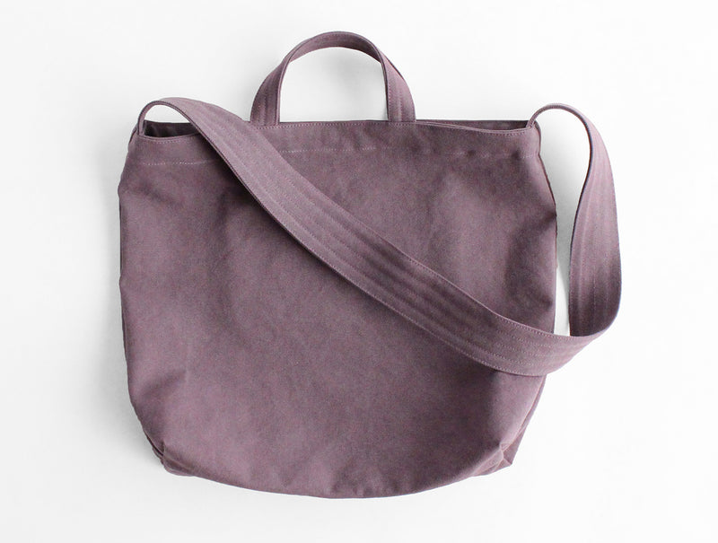 Violet Cloth Shoulder Bag