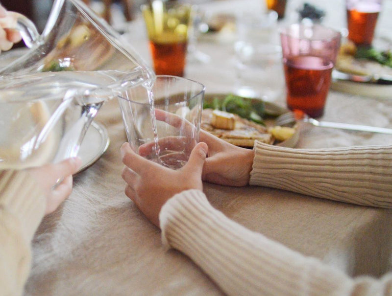 Clear Tumbler Set