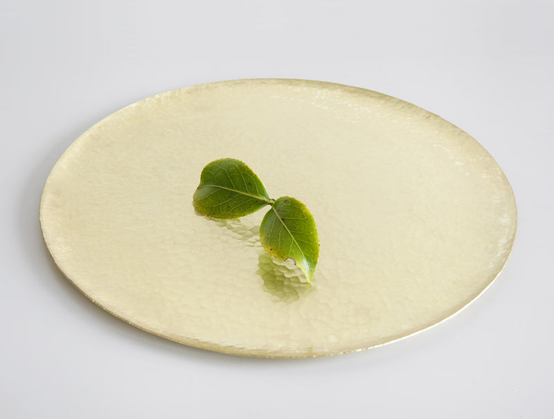 Round Brass Tray M