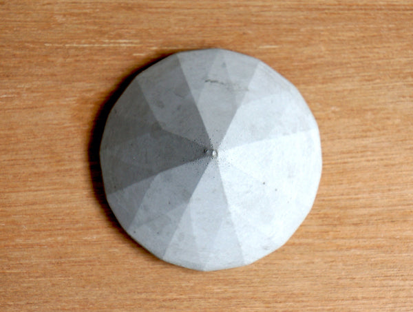 Concrete Diamond Paperweight