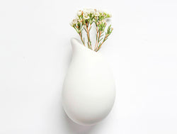 Snow Droplet Wall Vase L