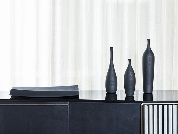 Linea Ash Black Piccolo Vase