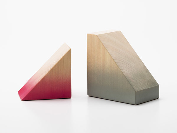 Range Bookends Pink Grey