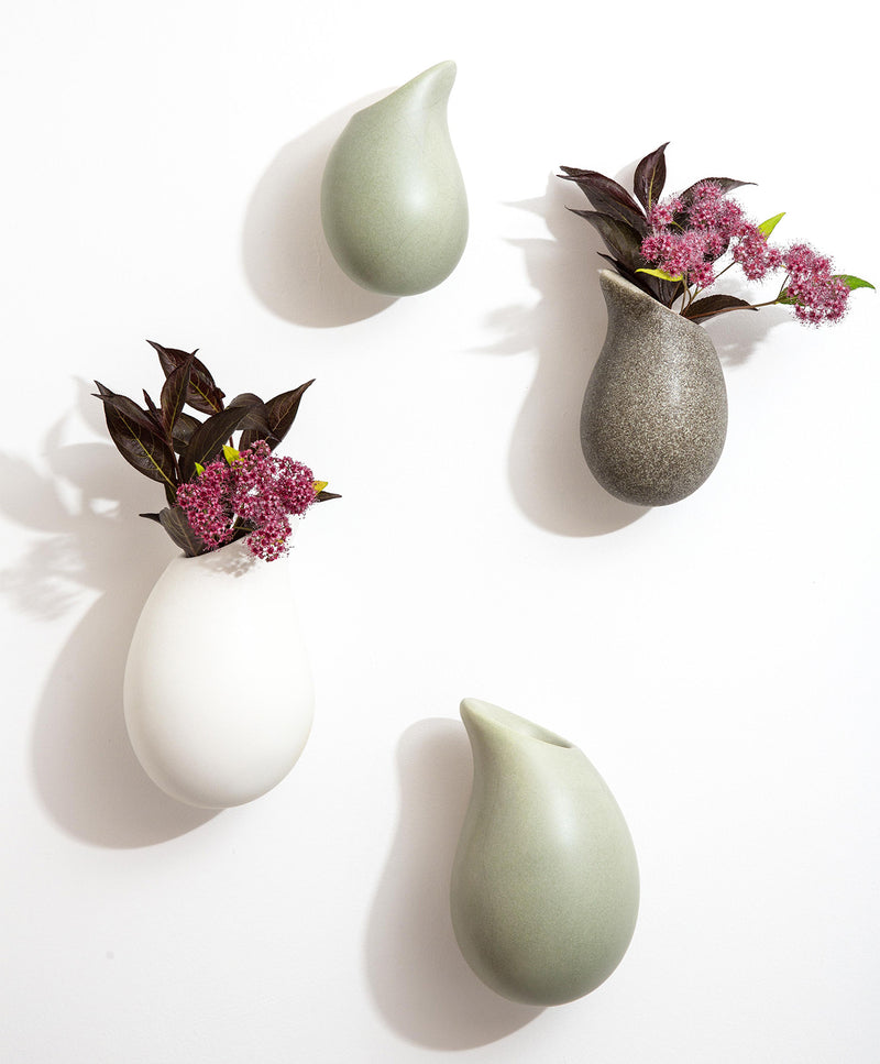 Snow Droplet Wall Vase L