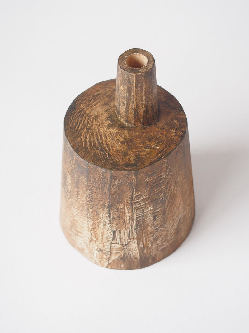 Tsuchikata Wooden Vase