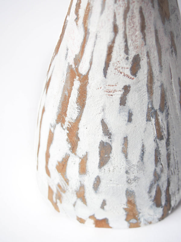 Snowscape Wooden Vase