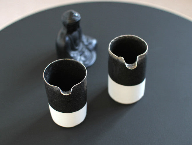 Black & White Milk Pitcher