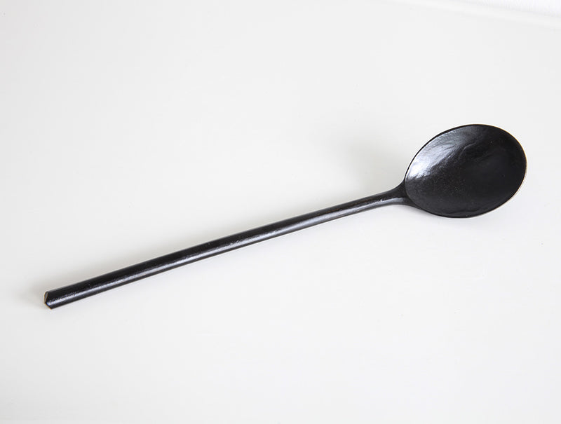 Spoon in Black Lacquer