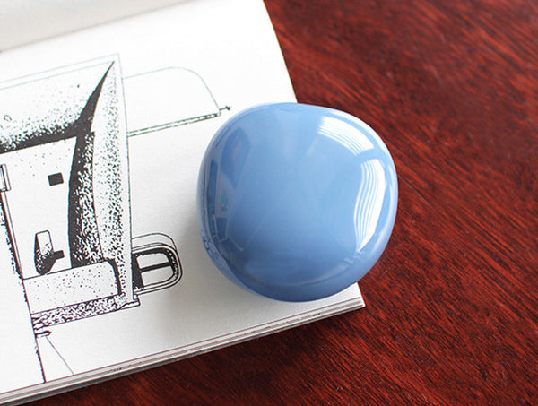 Blue Glass Paperweight