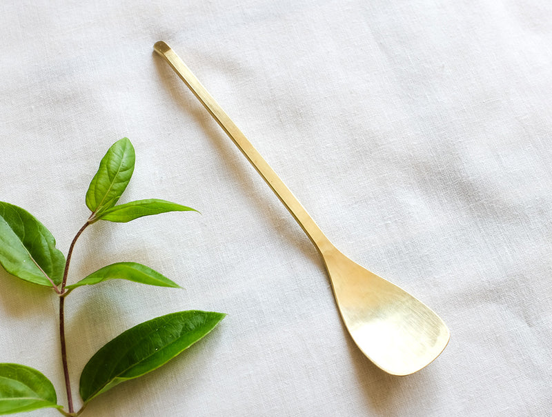 Brass Ice Cream Spoon