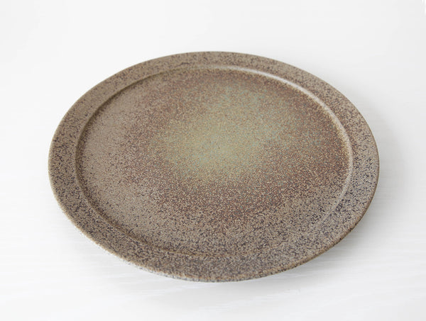 Brown Speckled Plate L