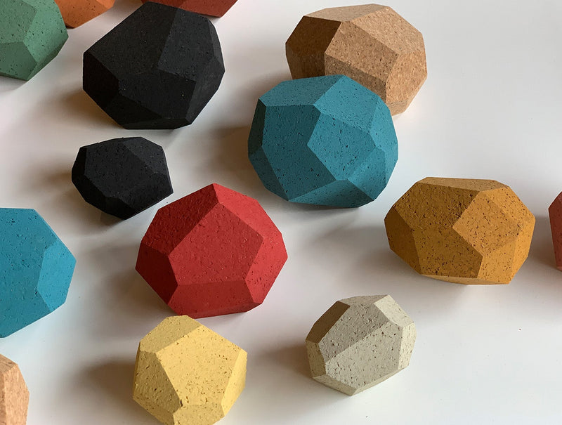 Tumi-isi Recycled Cork Stacking Blocks Plain