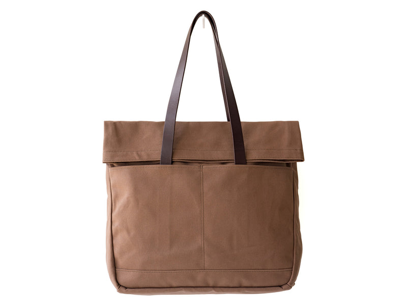 Canvas & Leather Fold Weekender Bag