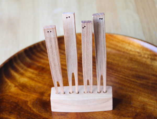 Wooden Fork Set