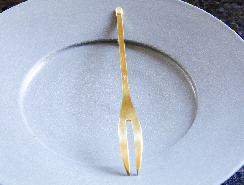 Small Brass Dessert Fork