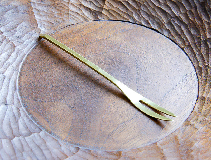 Small Brass Dessert Fork