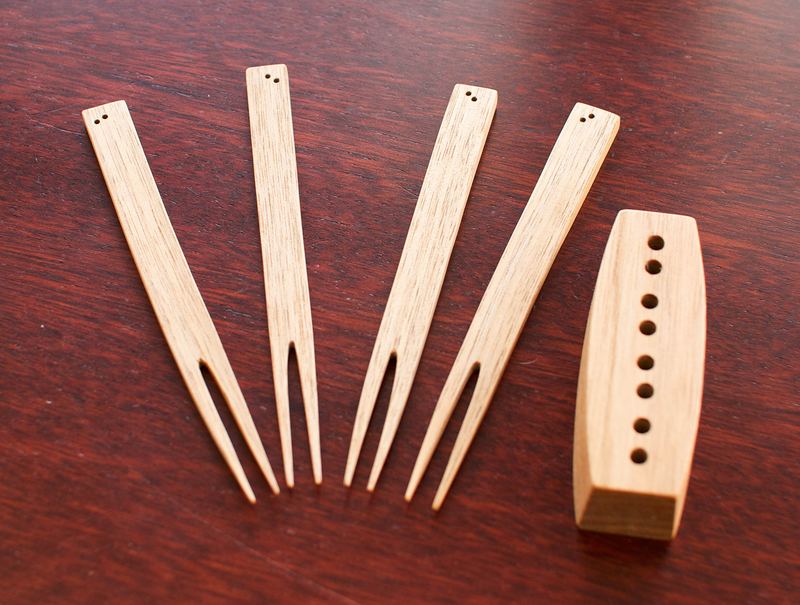 Wooden Fork Set