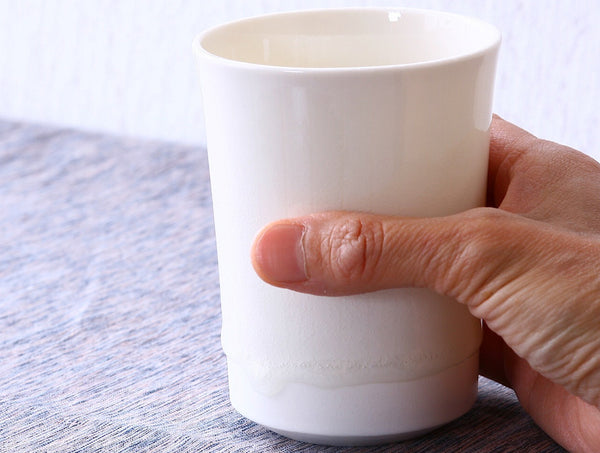 White Porcelain Free Cup