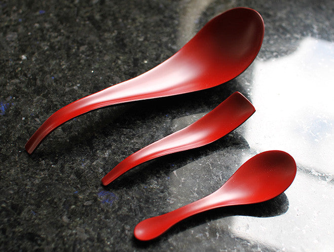 Round Dry Lacquer Teaspoon