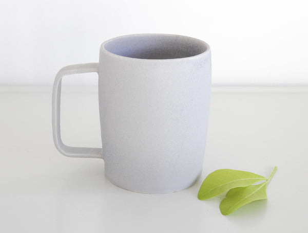 Squared Matte Grey Mug