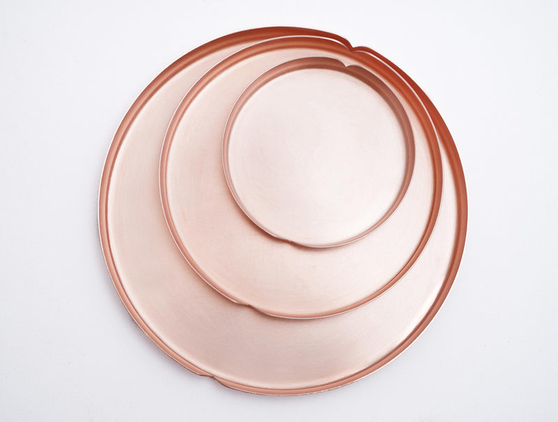 Copper Cake Plate L