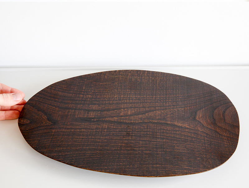 Large Nire Lacquer Dish