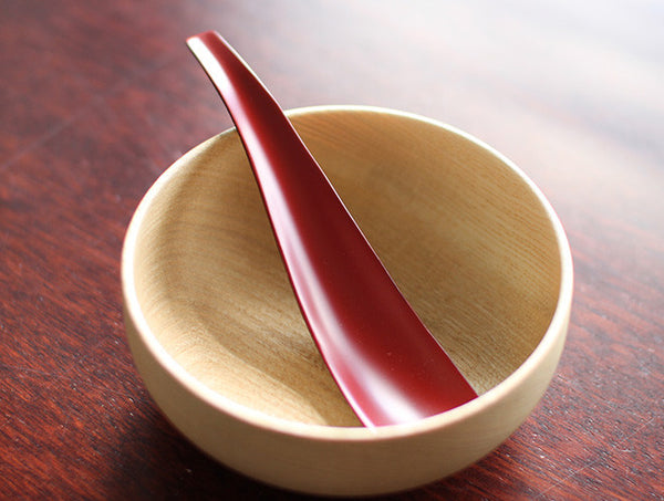 Curved Dry Lacquer Teaspoon