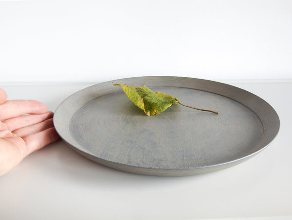 Round Blue Tray