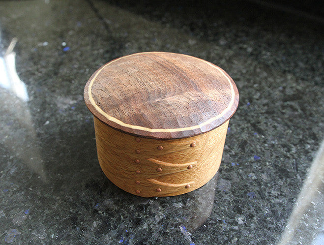 Round Carved Box