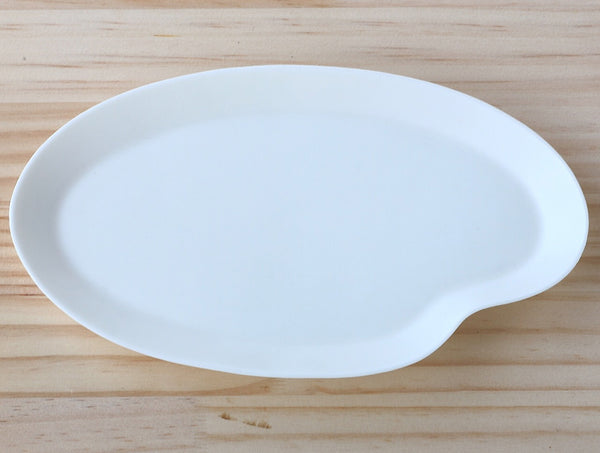 White Porcelain Oval Plate