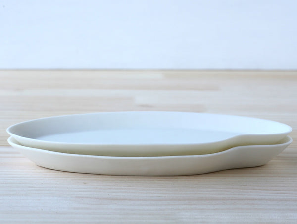 White Porcelain Oval Plate