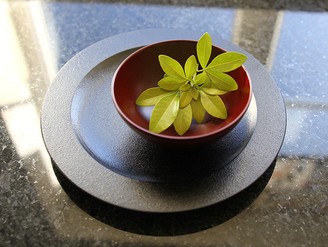Black Hamon Rim Plate