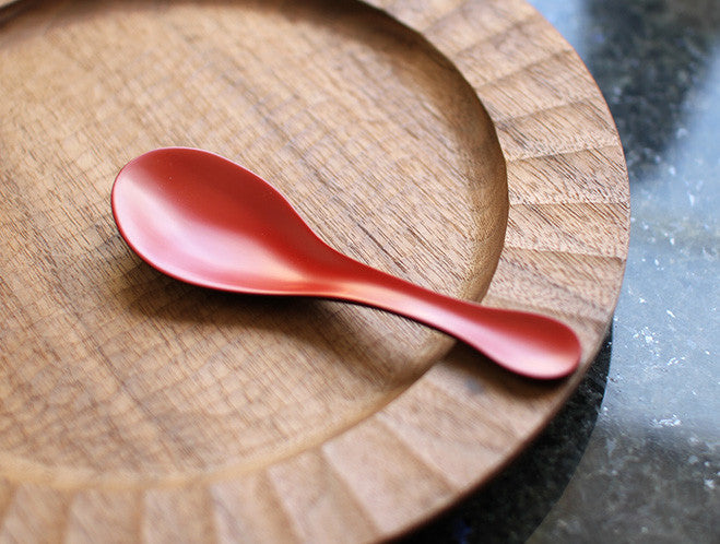 Round Dry Lacquer Teaspoon