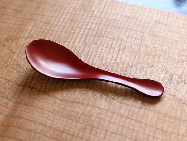 Round Dry Lacquer Teaspoon