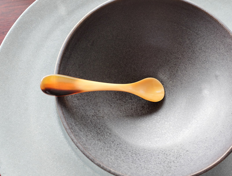 Horn Salt Spoon