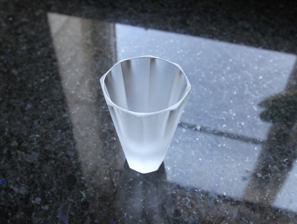 Octagonal Glass Cup