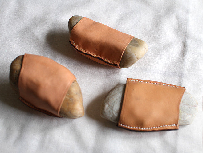 Stone with Leather Cover