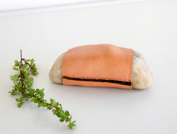 Stone with Leather Cover
