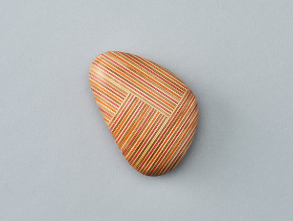 Triangle Pebble Paperweight