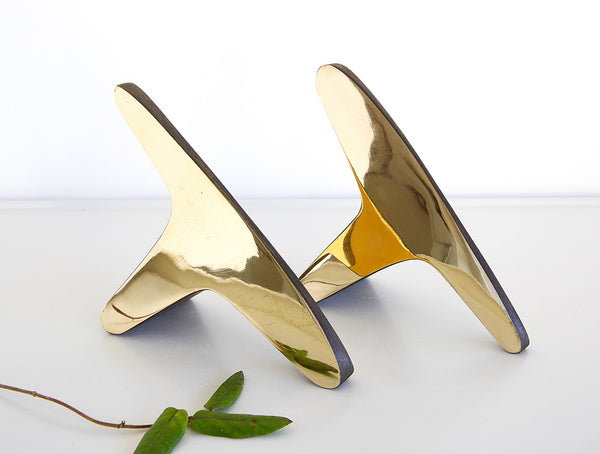 T Polished Bookends