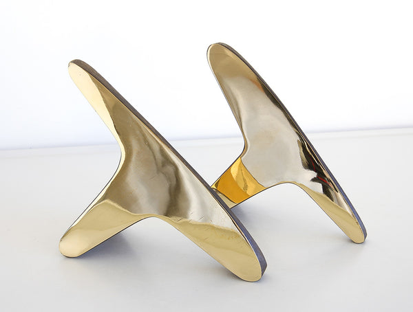 T Polished Bookends